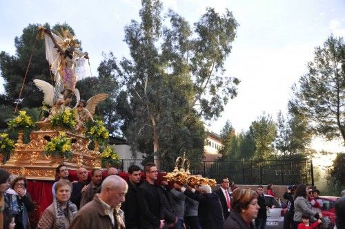 Regreso del Santo Cristo hasta su ermita desde San Jose Obrero en Cieza