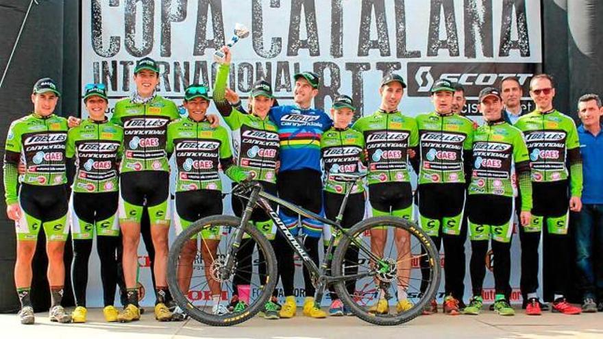 El Tomàs Bellès Cannondale by Gaes ha aconseguit la primera plaça per equips a la Copa Catalana