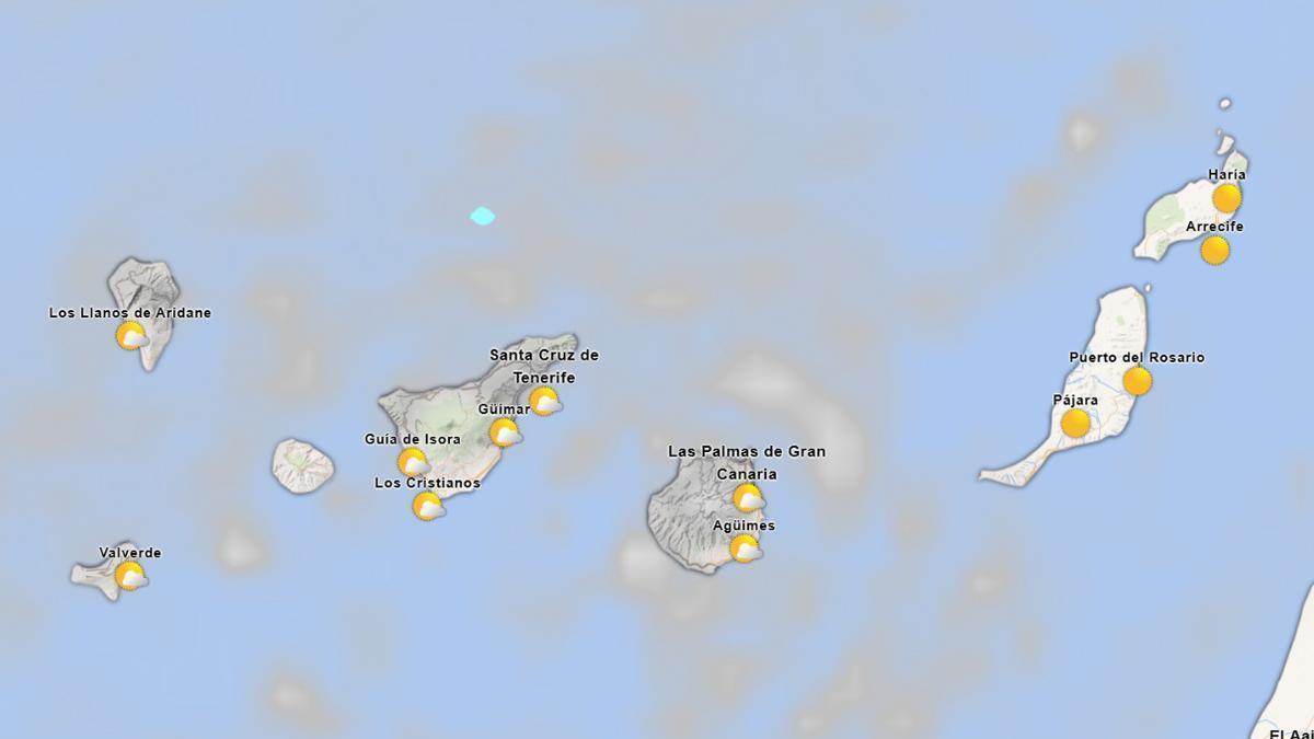 Predicción del tiempo en Canarias (del 4 al 10 de mayo)