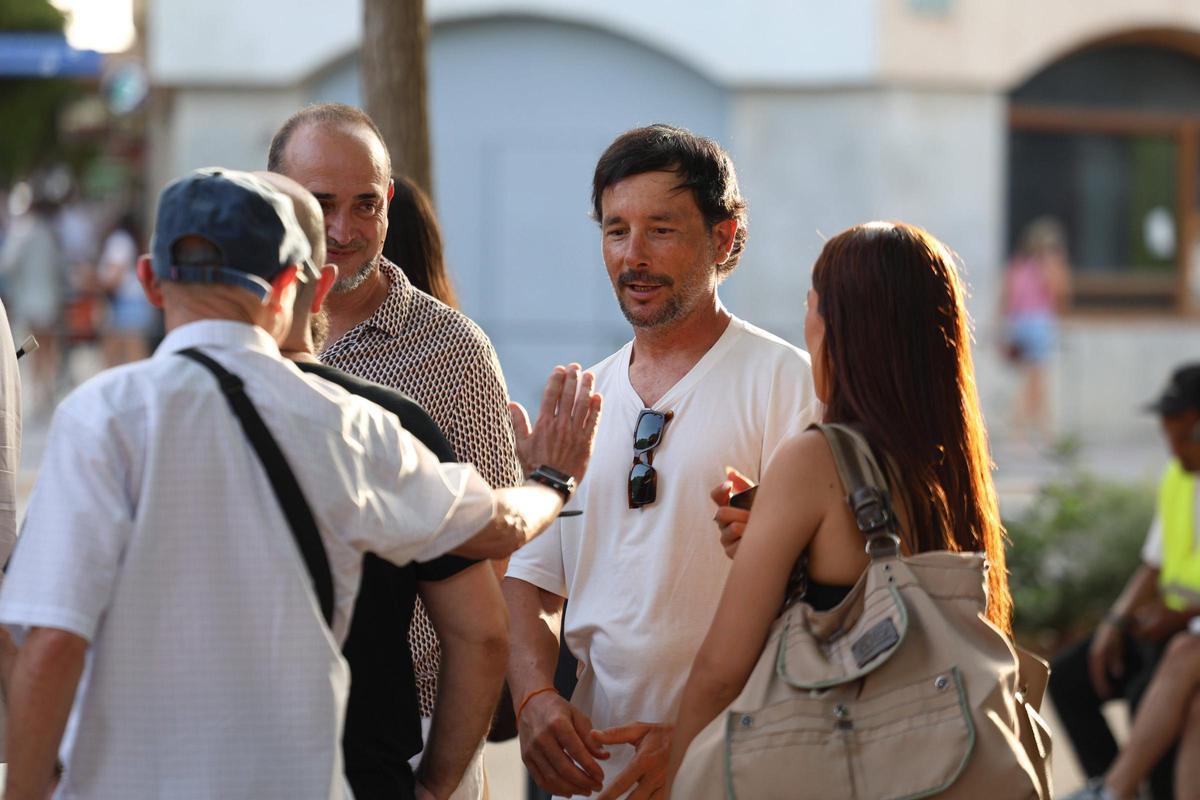 Inauguración del nuevo reloj de Vara de Rey en Ibiza. Inauguración del nuevo reloj de Vara de Rey en Ibiza.