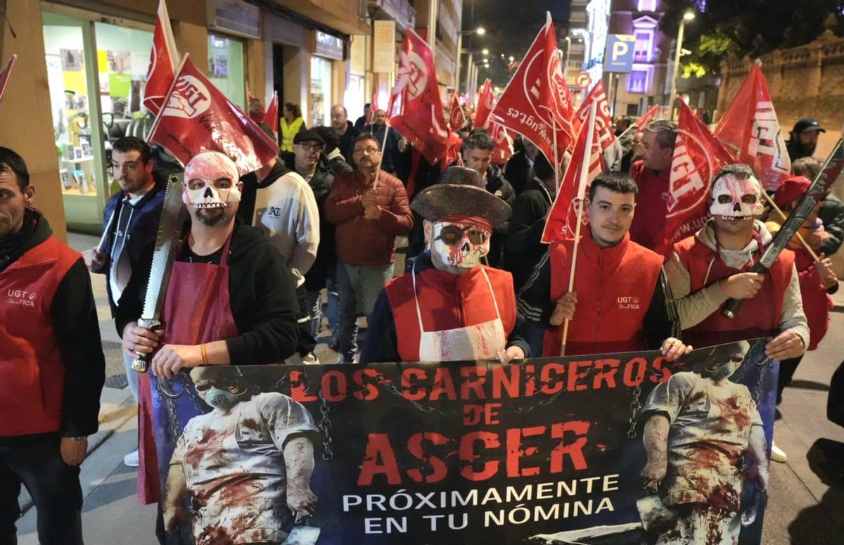 Los trabajadores del azulejo reclaman un convenio justo.
