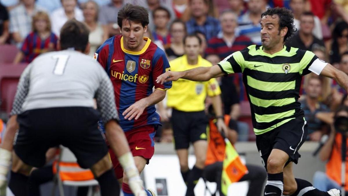 Paco Peña ya sabe lo que es ganar en el Camp Nou con el Hércules
