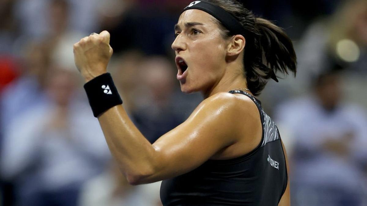 La tenista francesa Caroline Garcia.