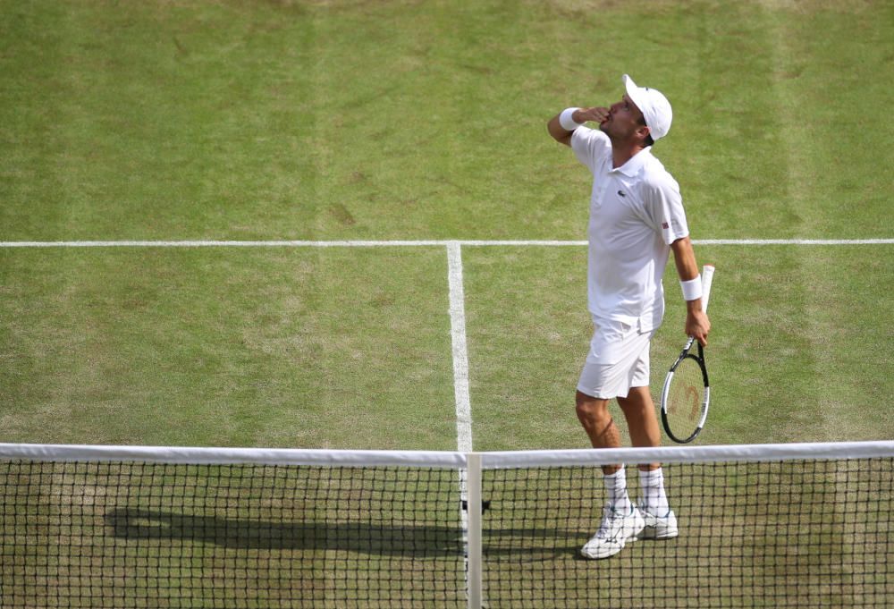 Roberto Bautista, a semifinales de Wimbledon tras vencer a Pella