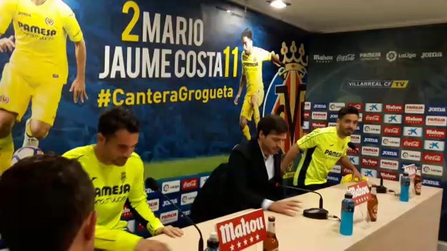 Jaume Costa i Mario renovación Villareal - CF