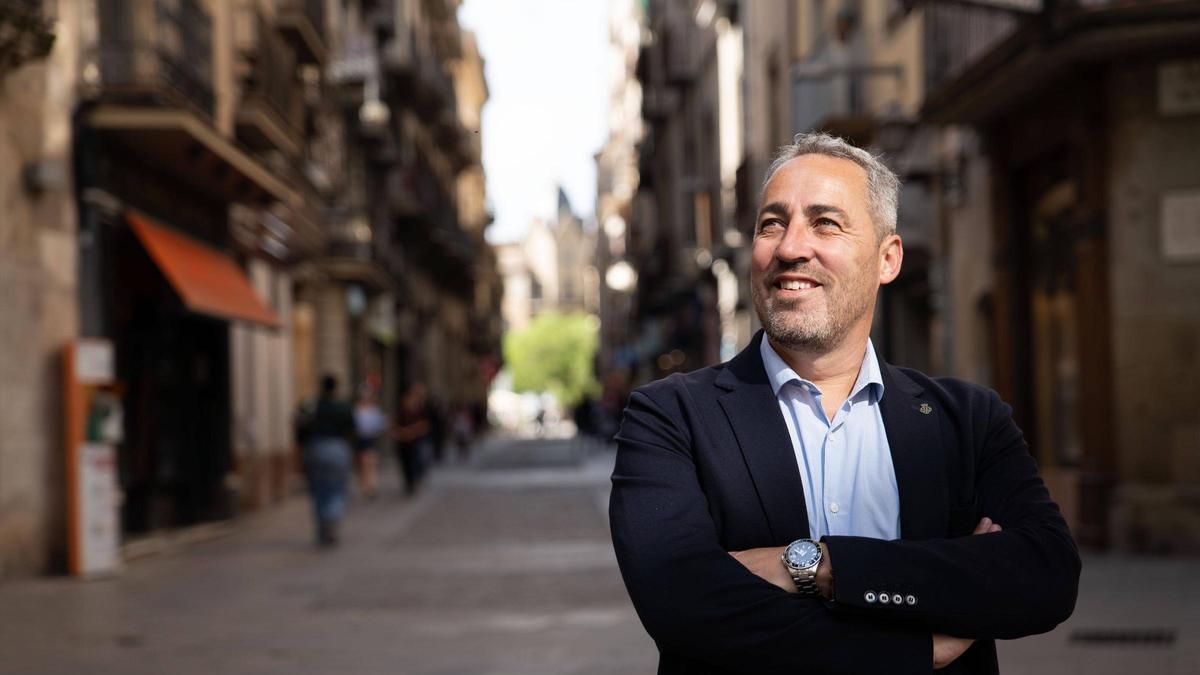 El president del grup municipal de Junts per Manresa, Ramon Bacardit