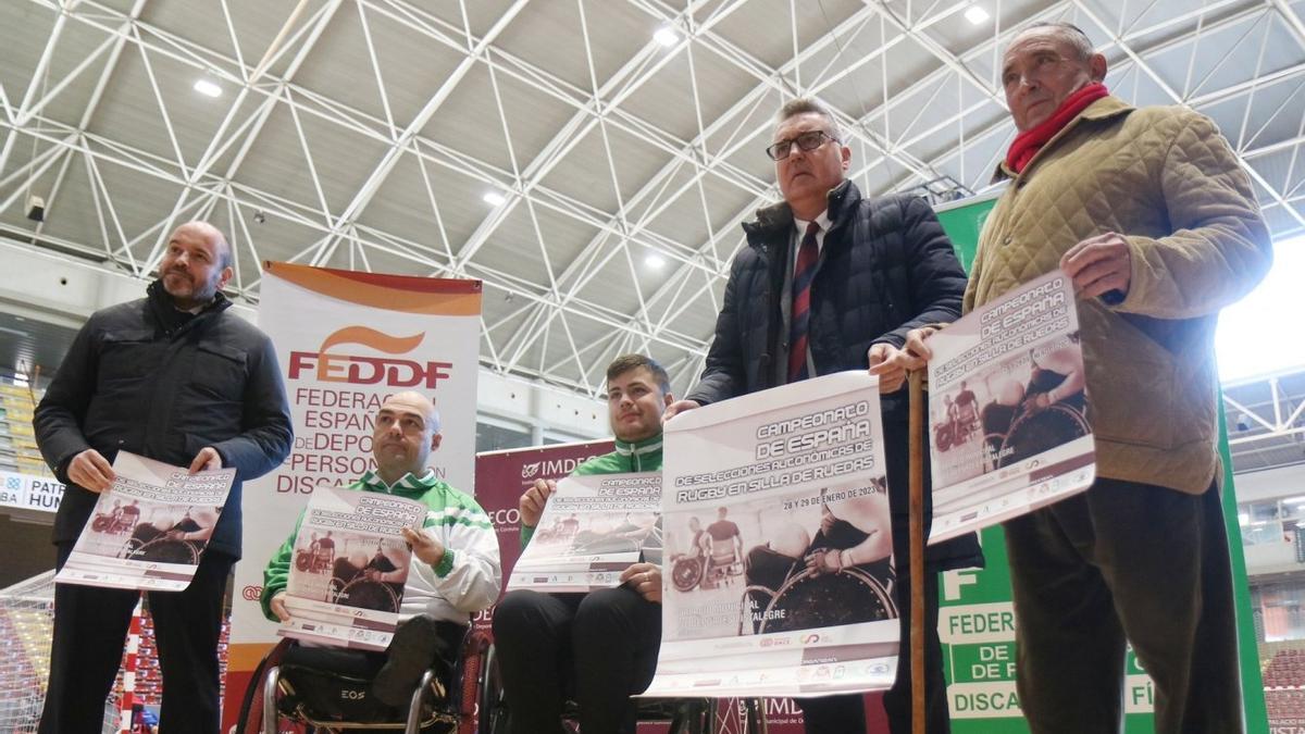 Presentación del Campeonato de España de rugby en silla.