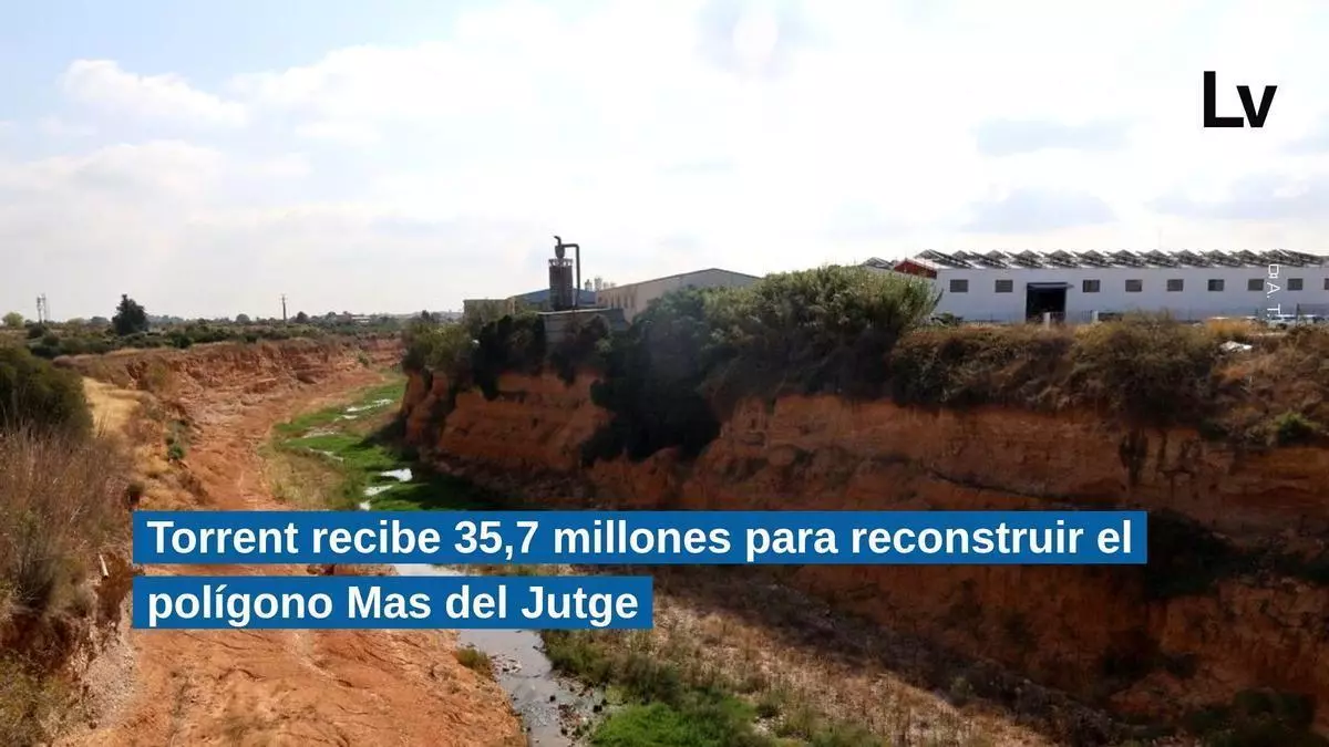 El Ministerio concede a Torrent 35,7 millones para reparar el polígono Mas del Jutge dañado por la dana