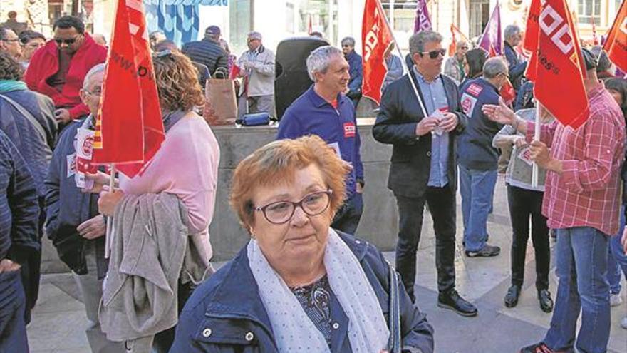 Concentración en Castellón a favor de unas pensiones dignas y viables