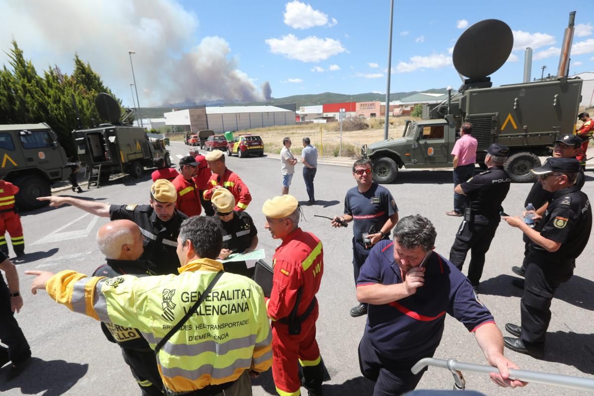 Incendio en la Serra Calderona