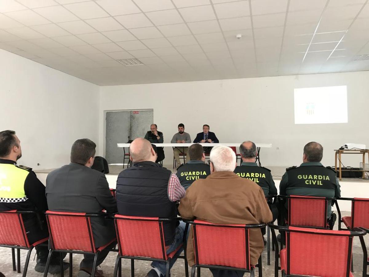 Junta de seguridad celebrada esta mañana en Argelita