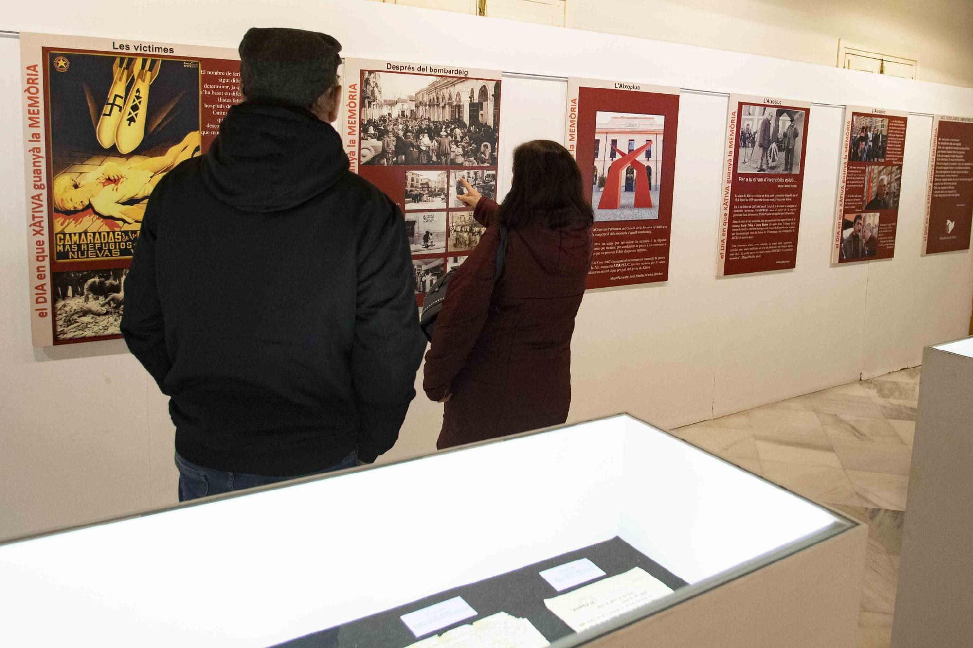 La Casa de Cultura de Xàtiva acoge dos exposiciones de memoria histórica