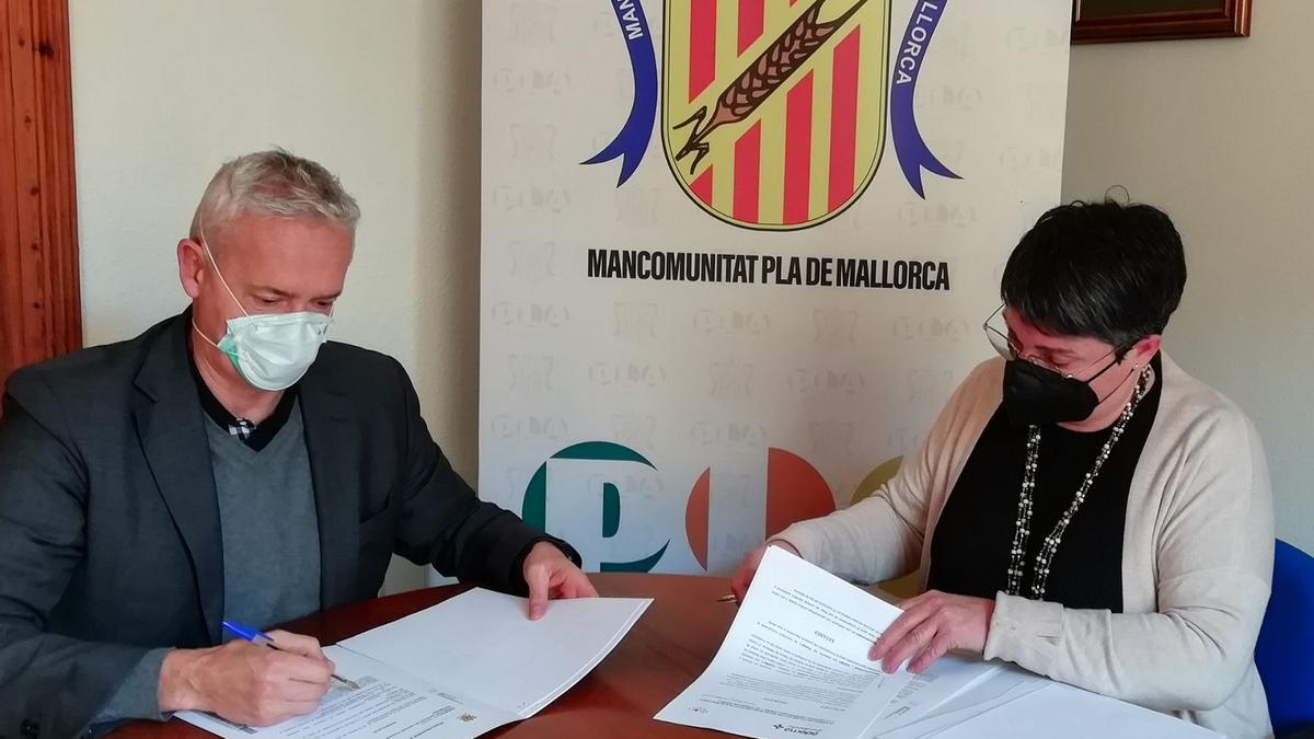 ADEMA, a través de su Fundación ADEMA+, firmó el convenio de colaboración con la Mancomunitat del Pla de Mallorca.