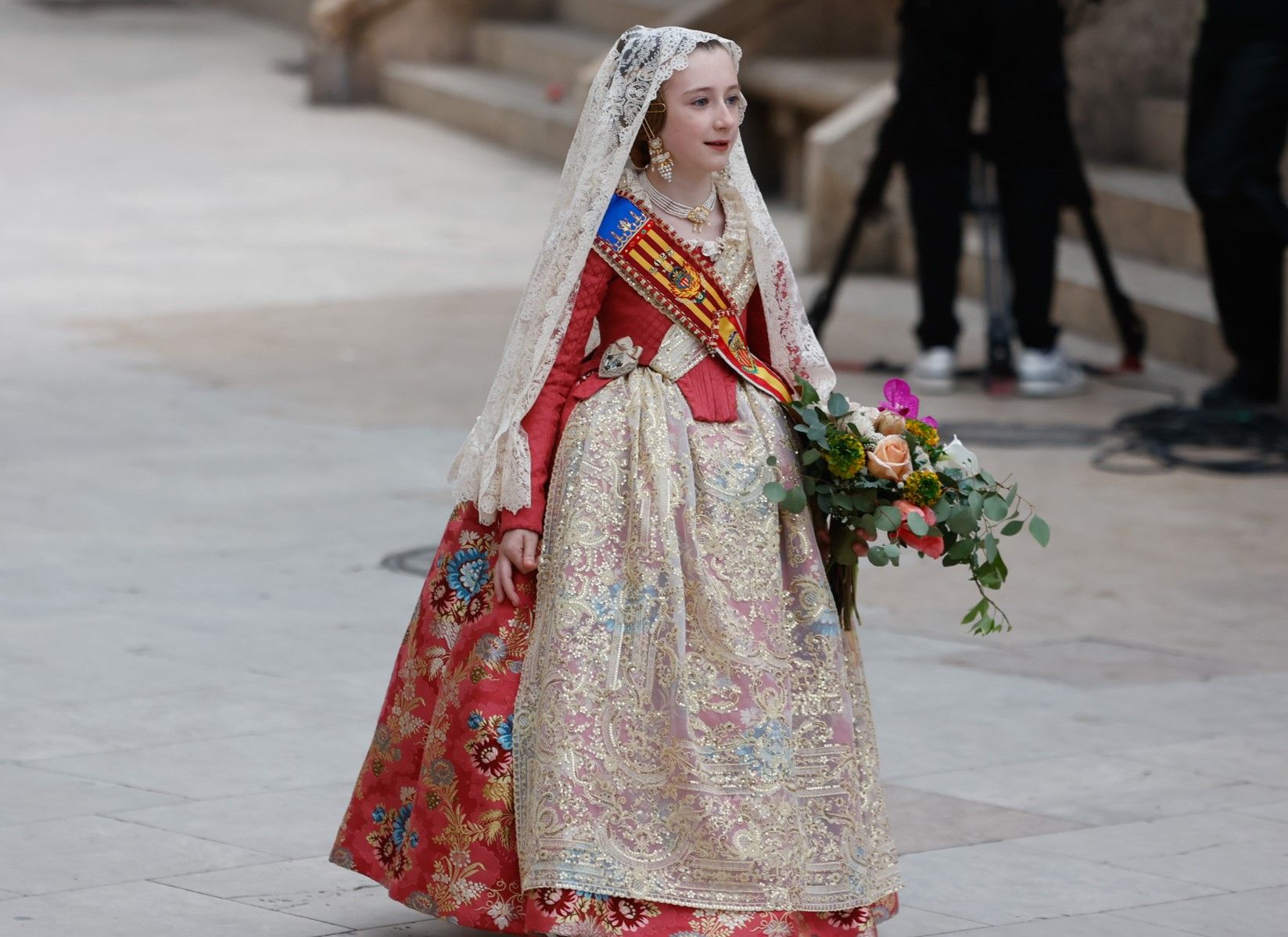 Falleras Mayores en la Ofrenda 2025. Día 17 (1/4)