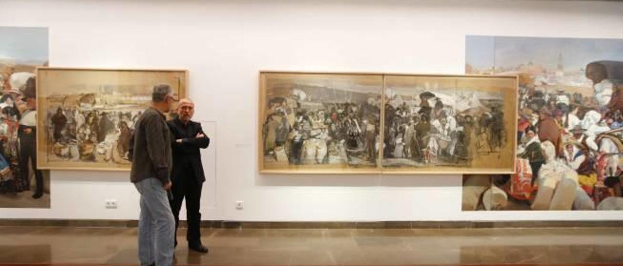 Exposición Sorolla íntimo que se puede contemplar actualmente en el Museo de Bellas Artes Gravina (Mubag).