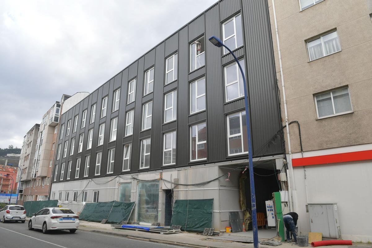 El hotel B&B Aeropuerto de A Coruña, en obras en Vilaboa, Culleredo