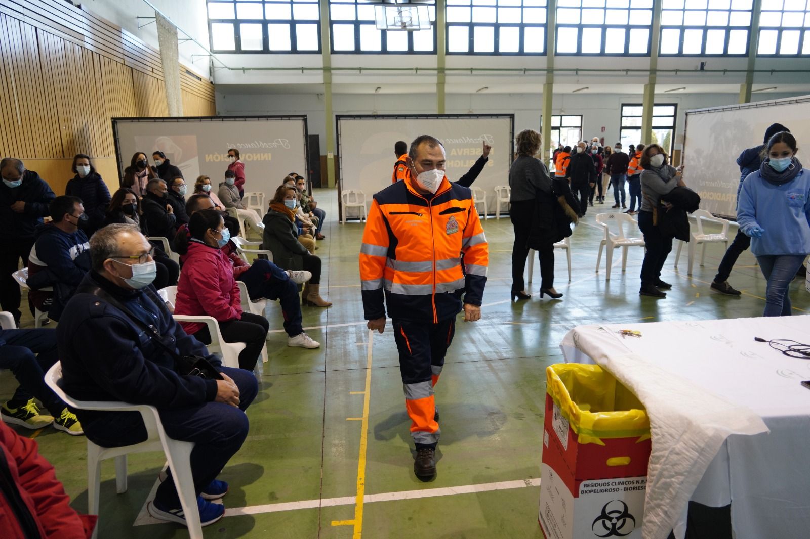 Vacunación masiva sin cita contra el covid en Pozoblanco