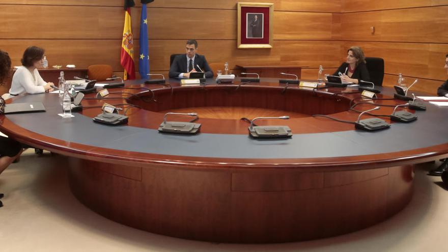 El president del govern espanyol, Pedro Sánchez, presideix el Consell de Ministres extraordinari d&#039;aquest divendres.
