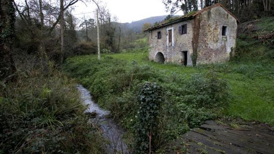 El molino de Llana, cerca de Sanzadornín.