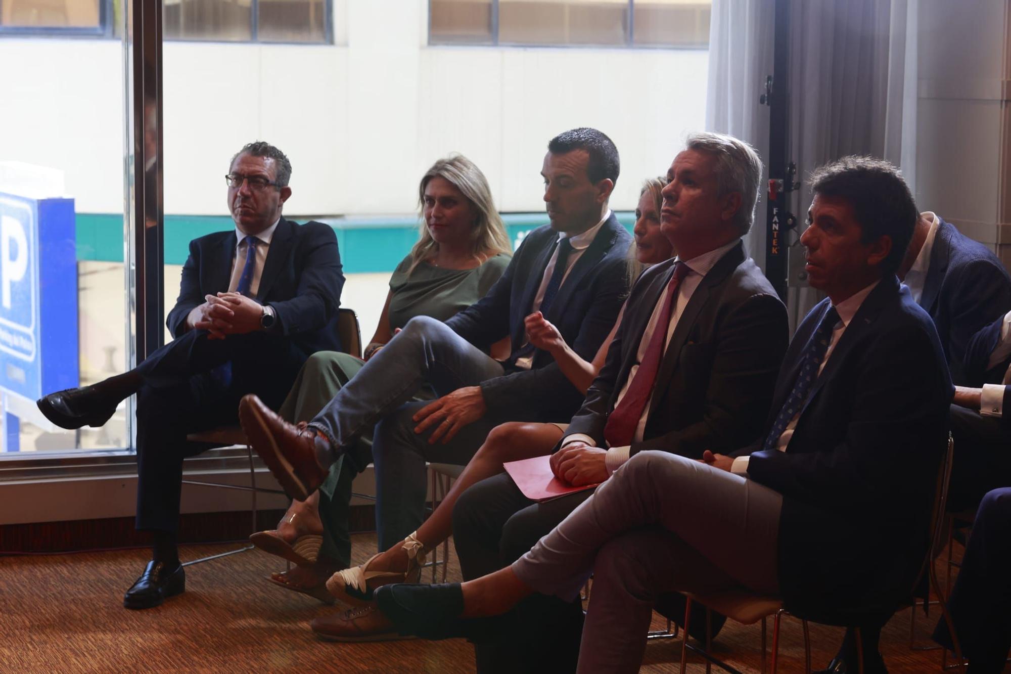 Feijóo se reúne con los empresarios valencianos