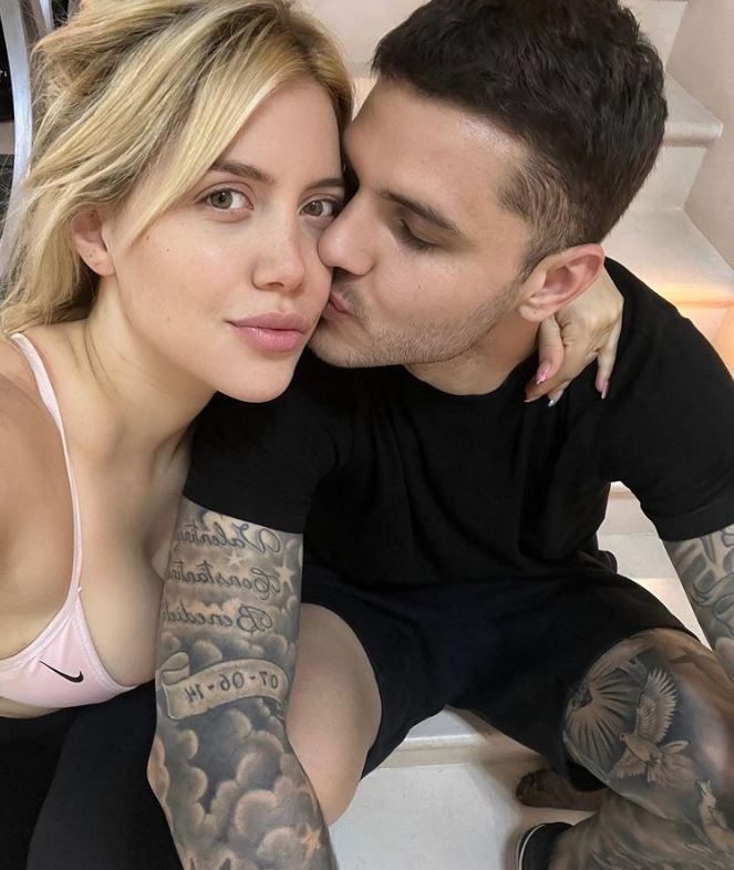 Wanda Nara, la "novia" de Argentina