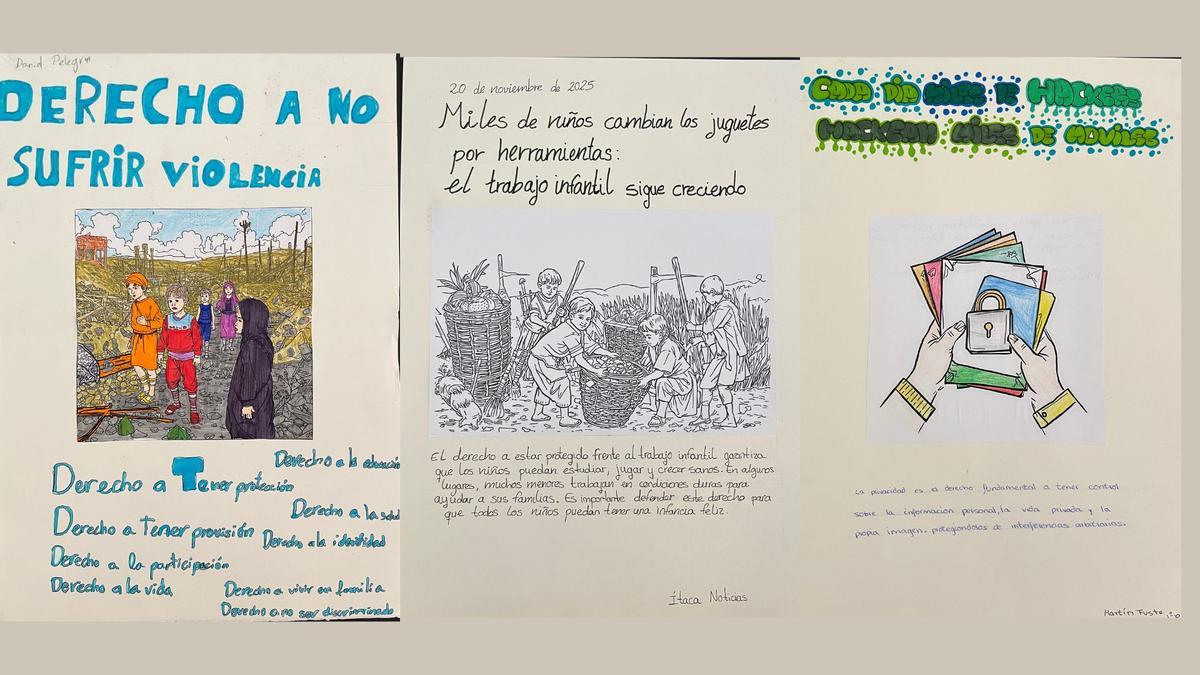 Portadas para el 20N realizadas por alumnos del IES Ítaca.