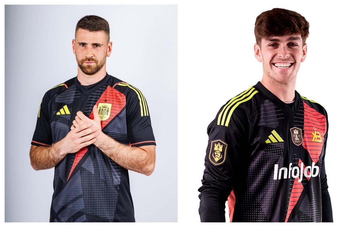 Las camisetas de portero de España y del xBuyer Team