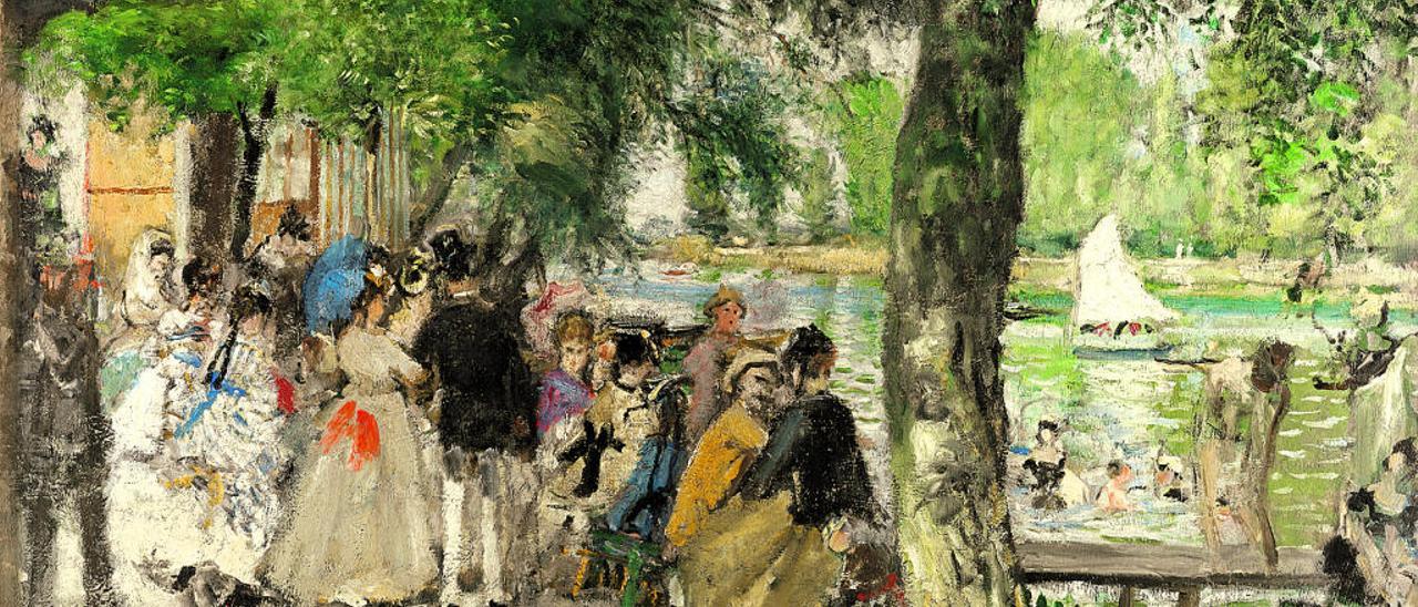 &#039;Baños en el Sena&#039;, una de las obras de Renoir en la exposición de la Thyssen.