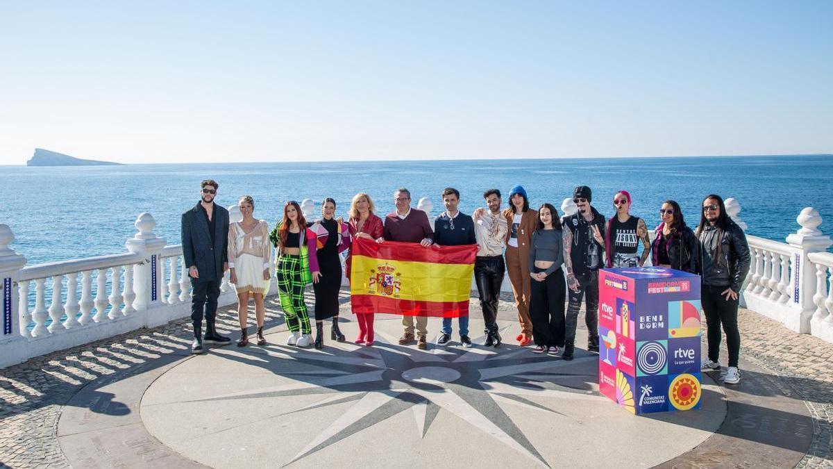 Los finalistas de Benidorm Fest.