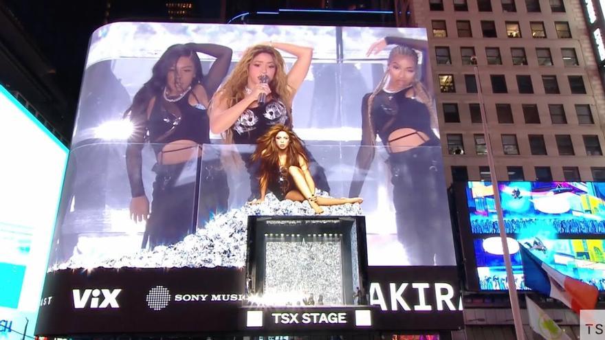 Així ha estat el concert gratuït que ha ofert Shakira a Times Square