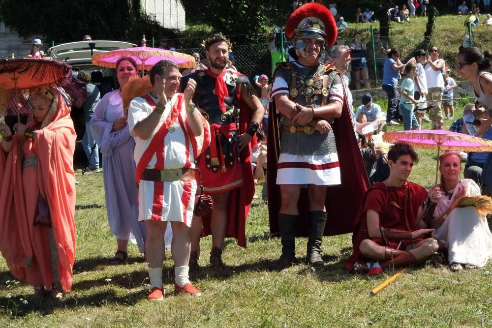 Batalla en la fiesta Astur romana en Carabanzo