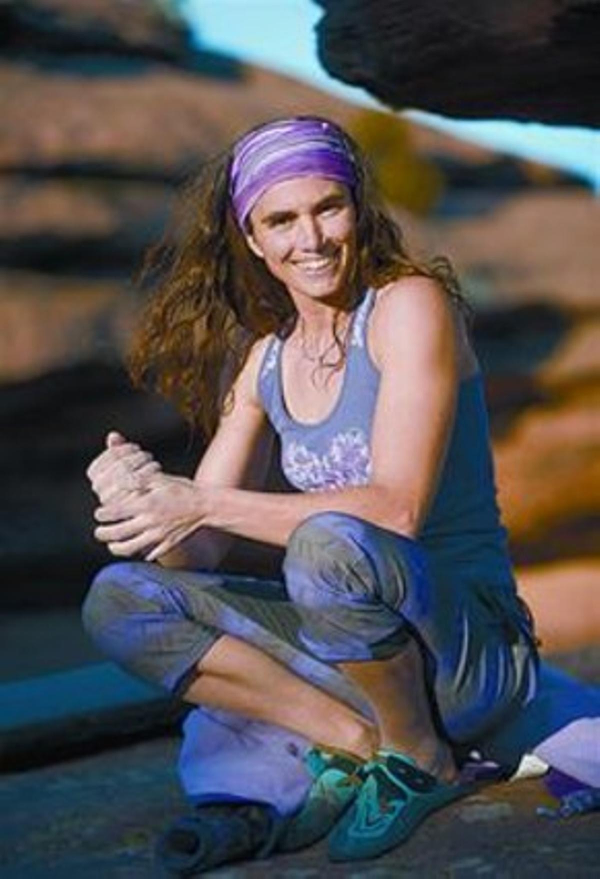 Berta Martín, durant un entrenament a Albarracín, fa uns dies. Berta Martín, durant un entrenament a Albarracín, fa uns dies.