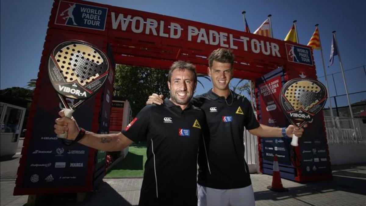 Maxi y Rami se sienten preparados para llegar lejos en el Estrella Damm Barcelona Master