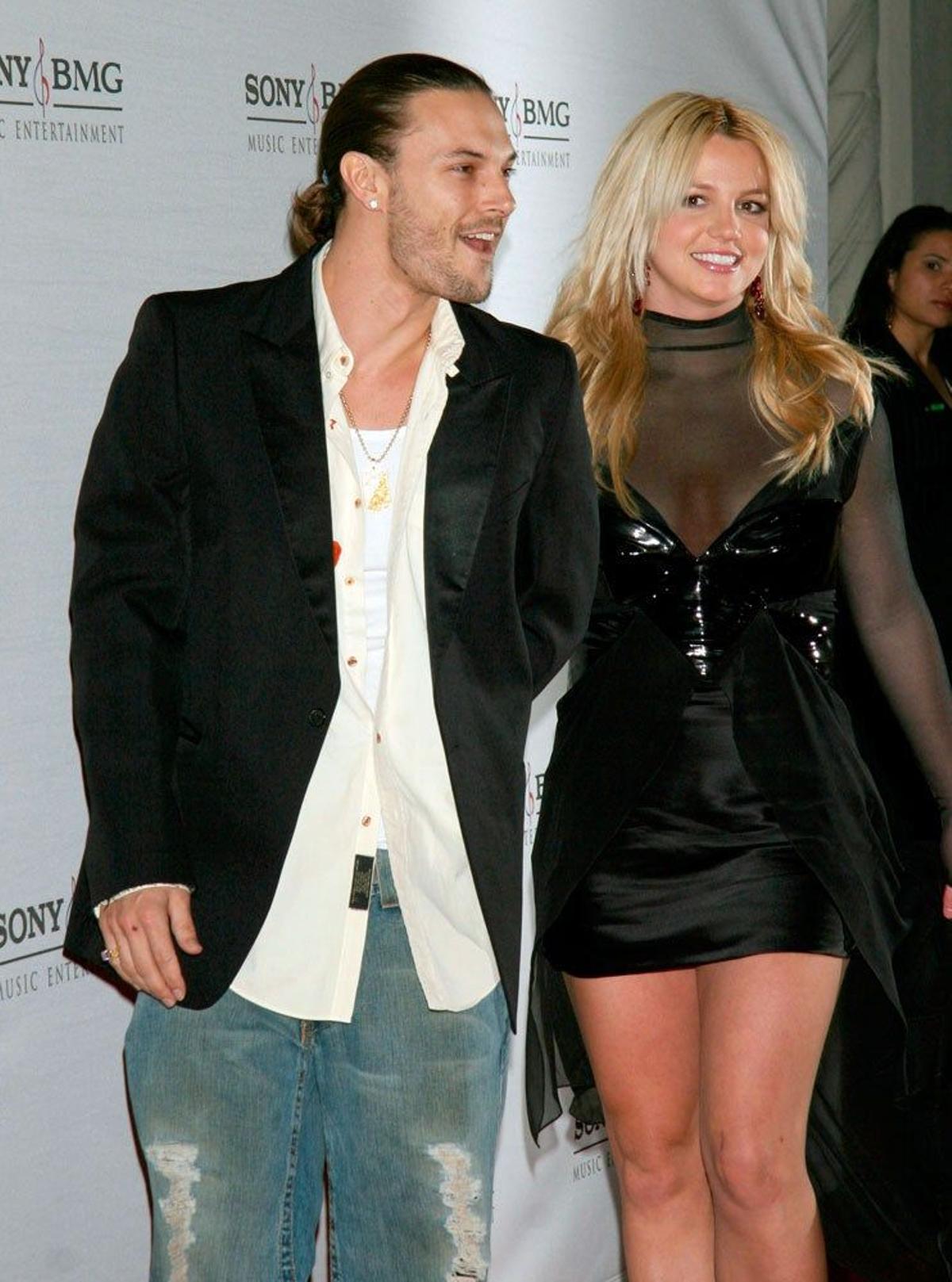 Britney Spears y Kevin Federline, el padre de sus dos hijos