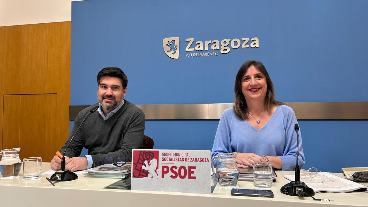 Horacio Royo y Lola Ranera, este viernes en rueda de prensa.