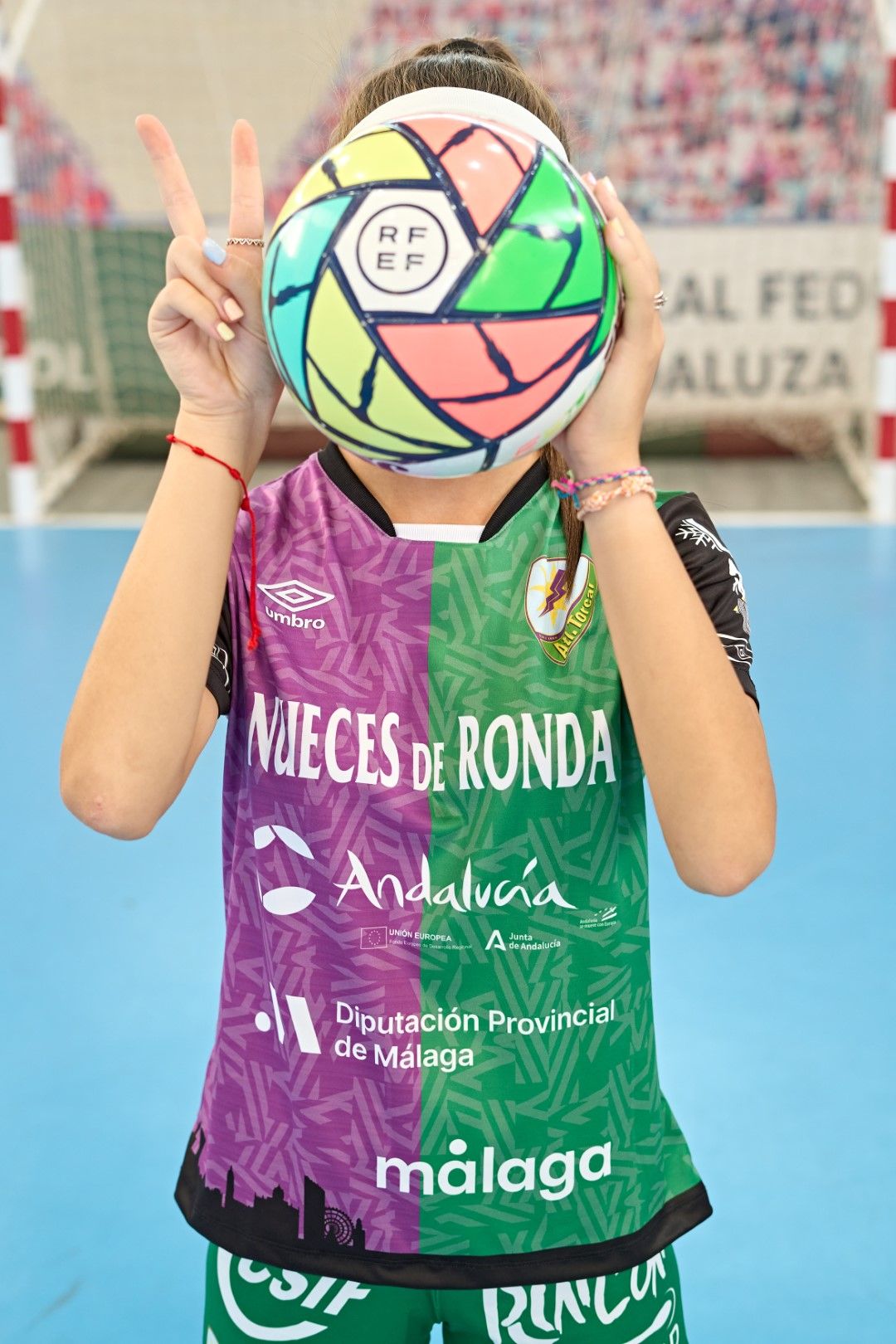 Nuevas camisetas del equipo de fútbol sala femenino Atlético Torcal