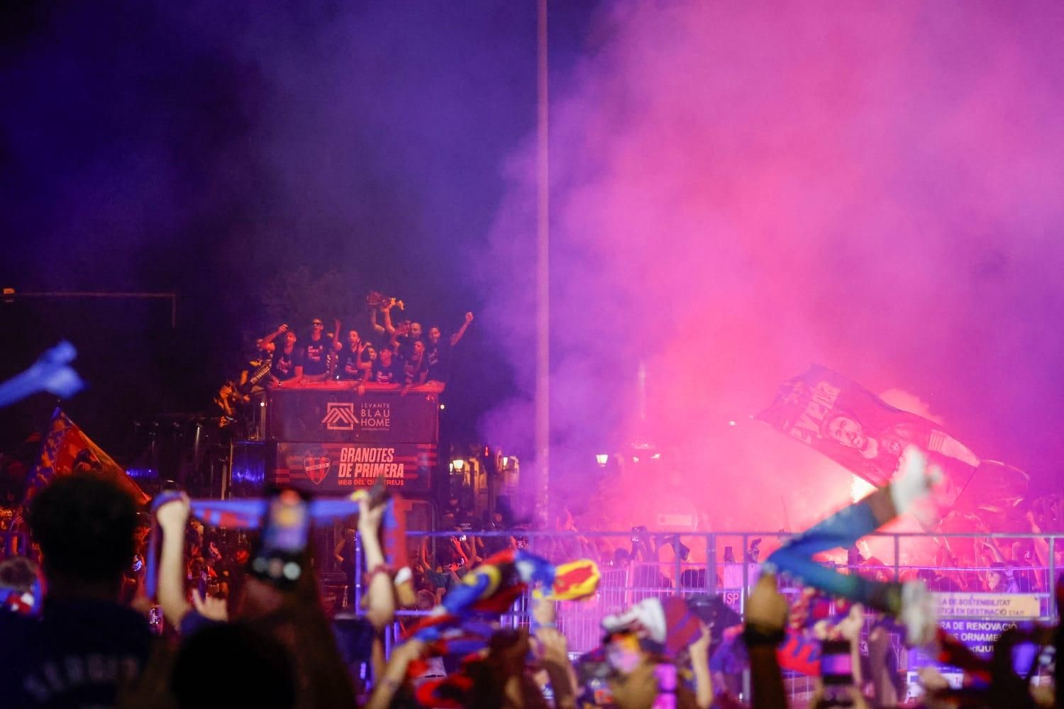 La celebración del ascenso del Levante UD, en imágenes