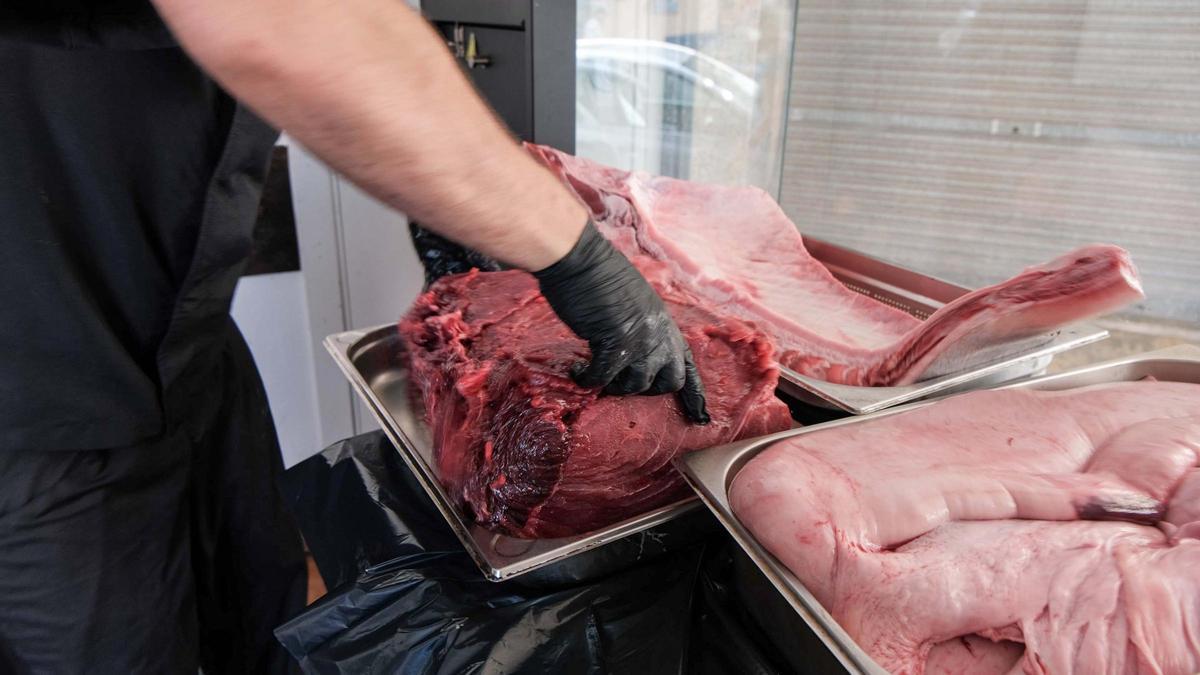 Toni March, pescador de Ibiza, captura un atún de 320 kilos