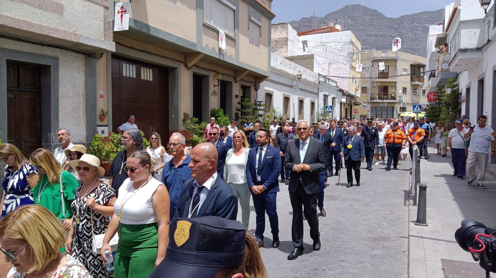 Misa y procesión de Santiago Apóstol en Tunte