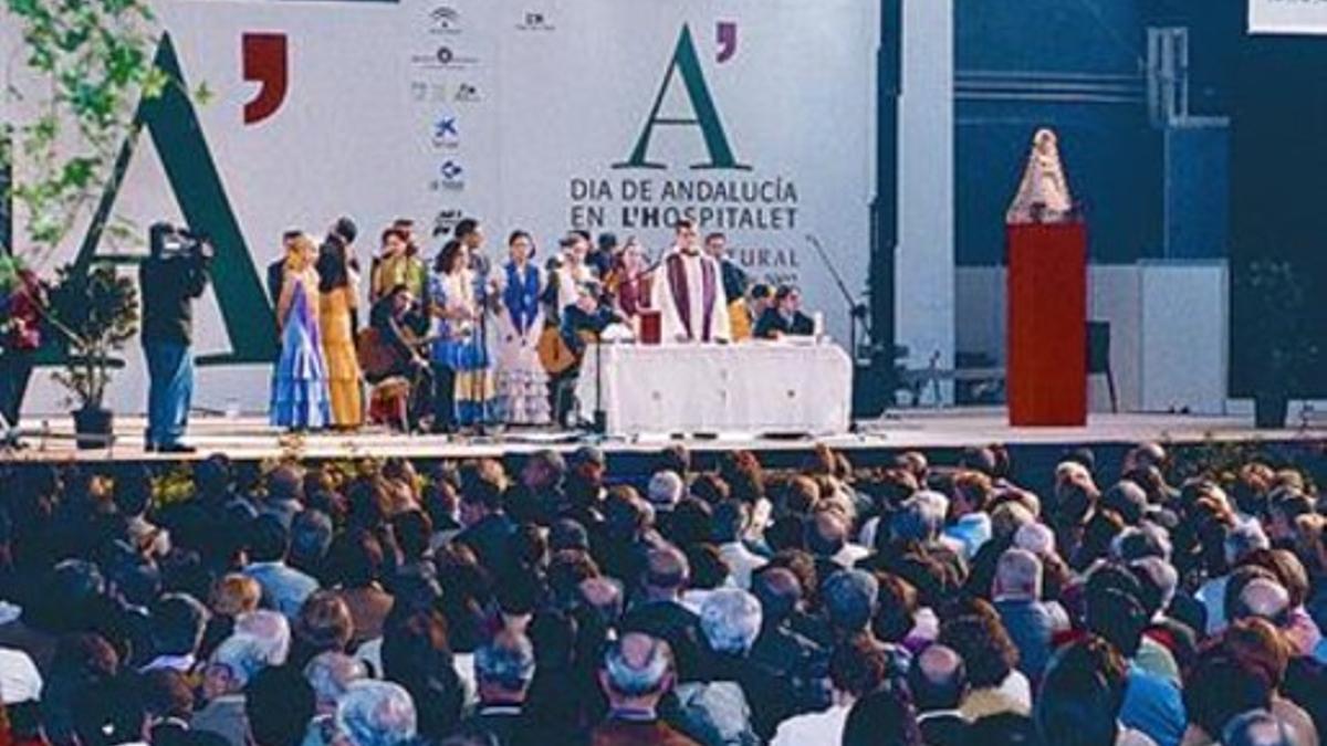 Celebración del Día de Andalucía en La Farga, en una edición anterior.