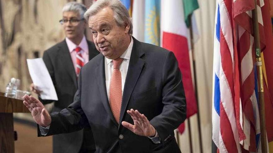 El secretario general de la ONU, Antonio Guterres. // Mark Garten