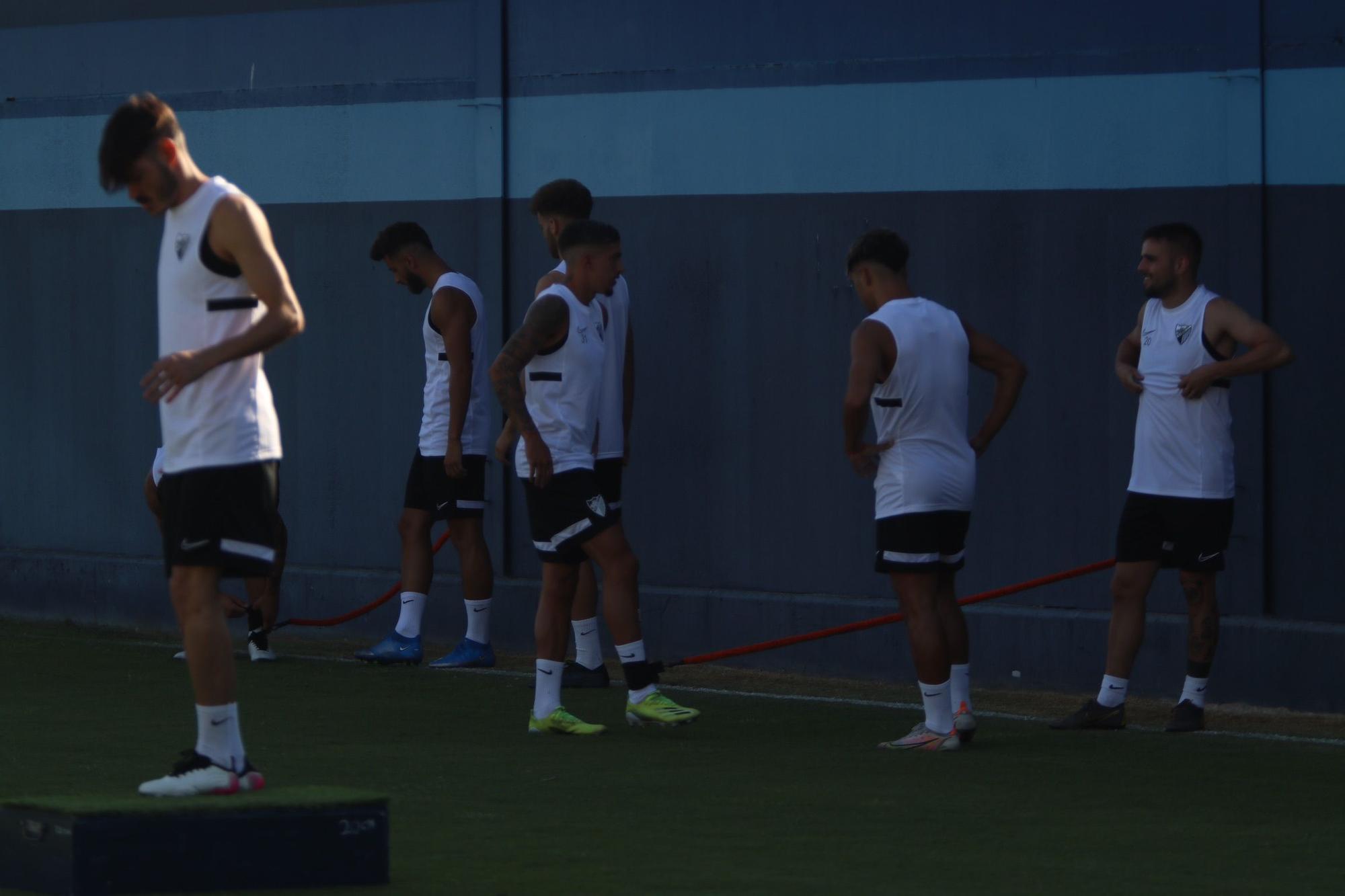 Primer entrenamiento del Málaga CF