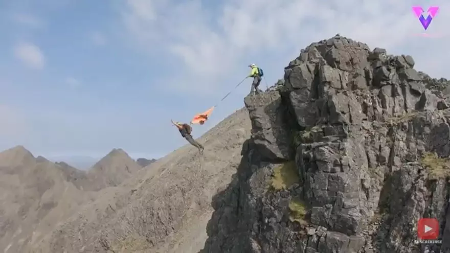 Muere una mujer de 34 años que practicaba salto base en Huesca