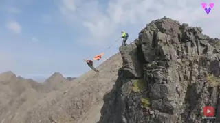 Muere una mujer de 34 años que practicaba salto base en Huesca