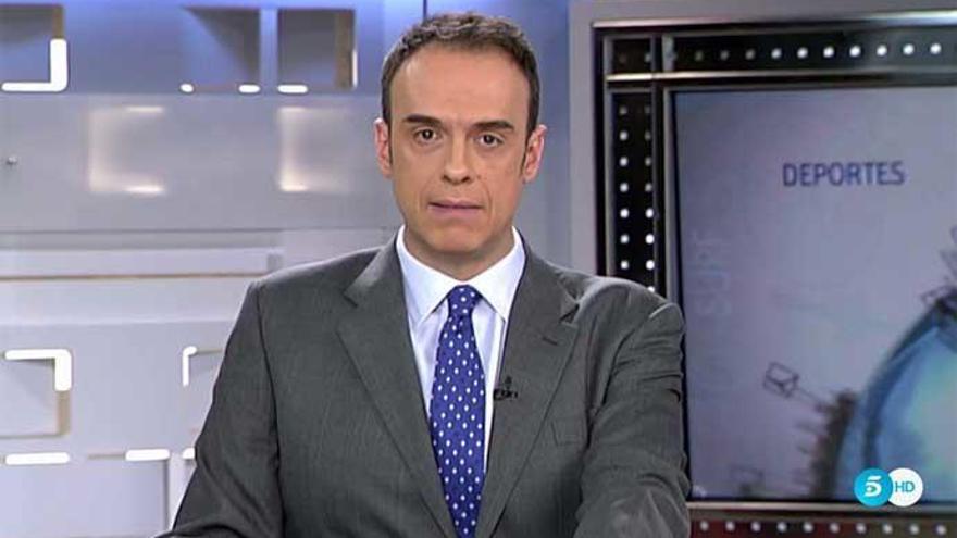 Jesús Pascual, en Informativos Telecinco.