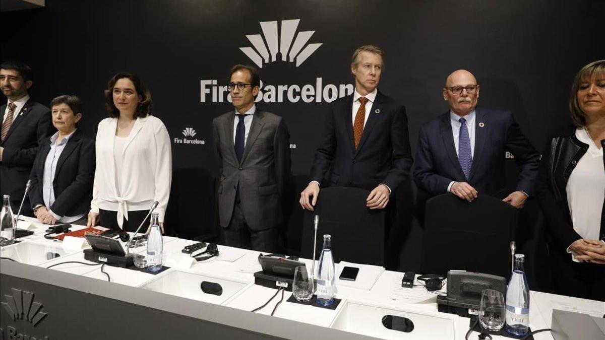 Rueda de prensa para explicar los motivos de la cancelación del MWC 2020