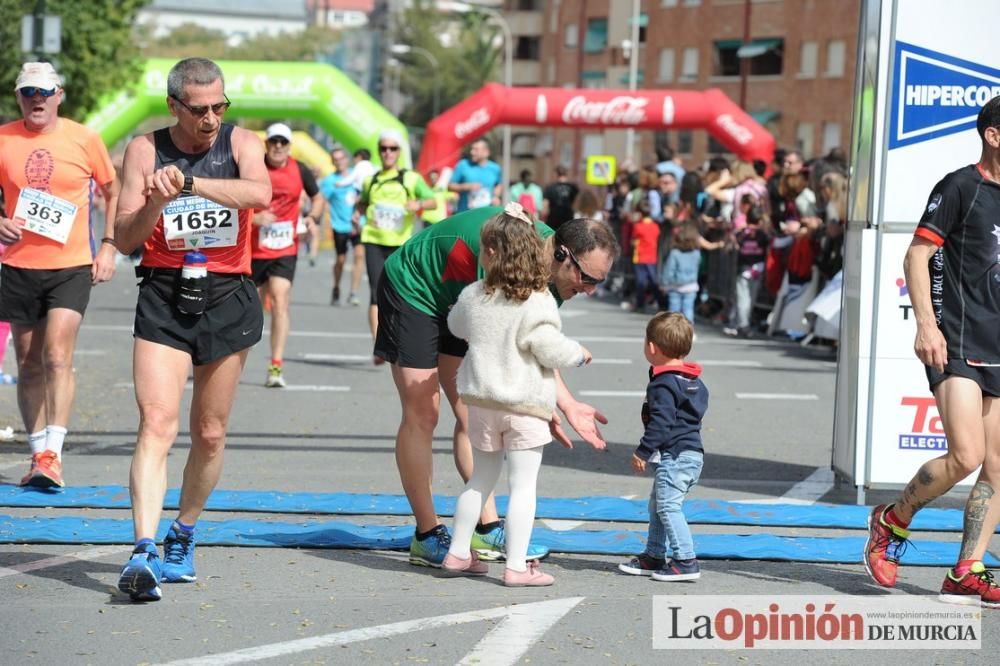 Media Maratón de Murcia: llegada (2ª parte)