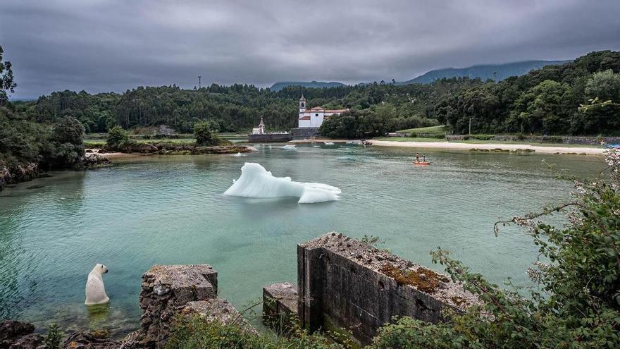 ¿Pingüinos, osos polares e icebergs en Asturias? El mal tiempo se ceba con la región