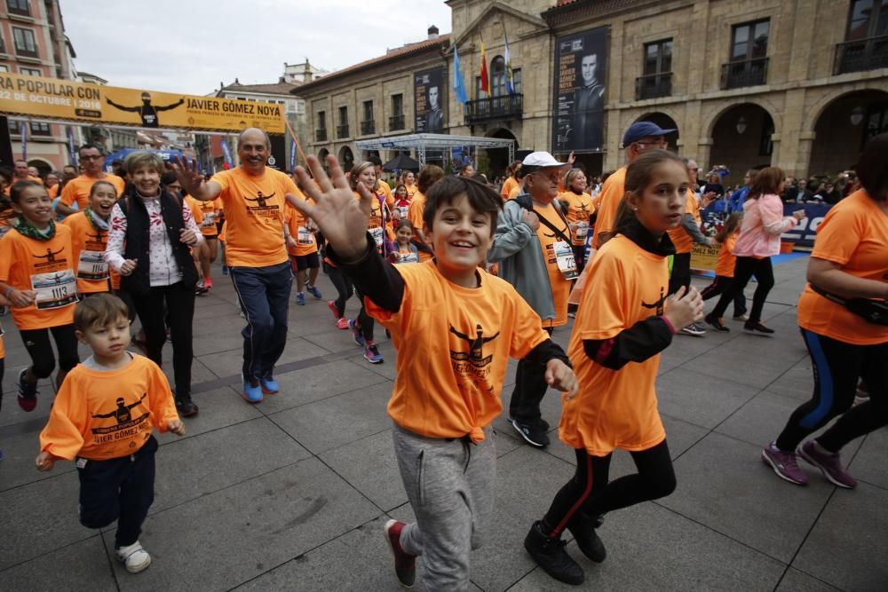 Carrera popular con Javier Gómez Noya, premio "Princesa de Asturias" de los Deportes 2016, en Avilés