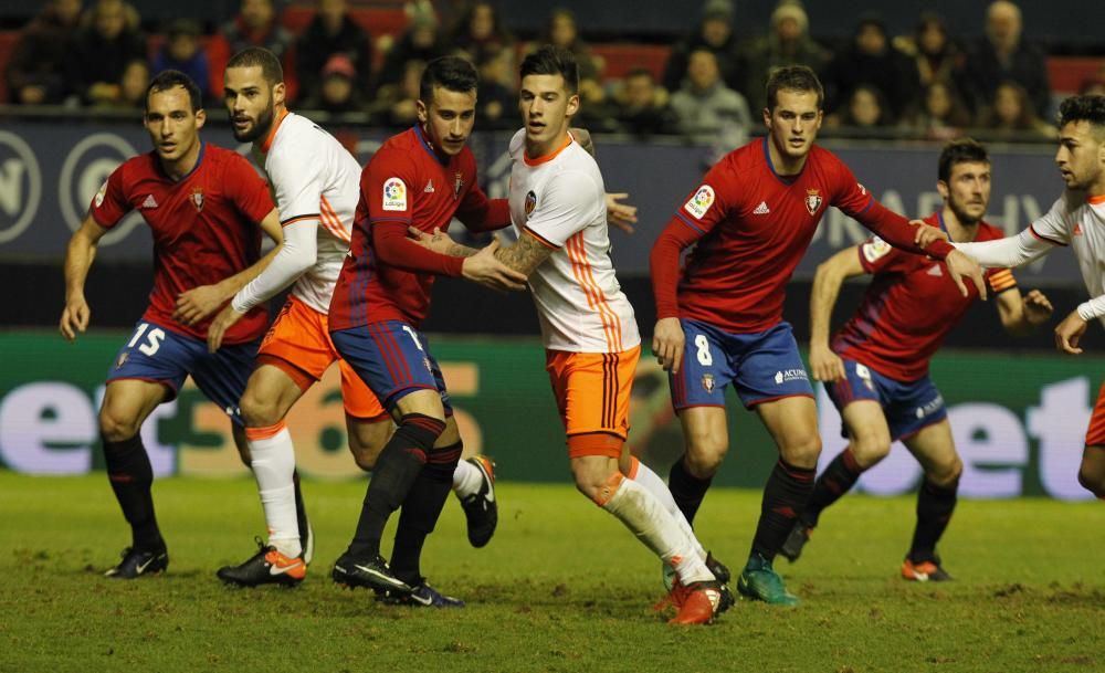 Las imágenes del Osasuna - Valencia